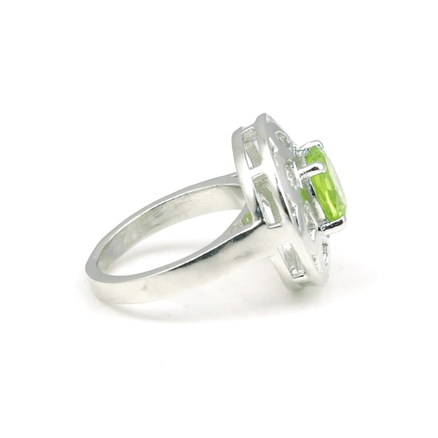 7.20 Ct. Amethyst Round Solitaire Ring 925 Sterling Silver Engagement Fine Jewel