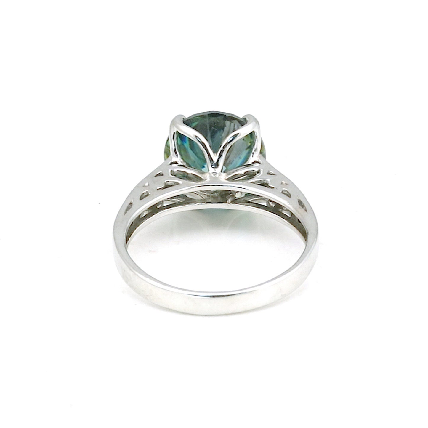 Moissanite Round Cut 4.20 Ct. Gemstone Ring 925 Sterling Silver Women Gift