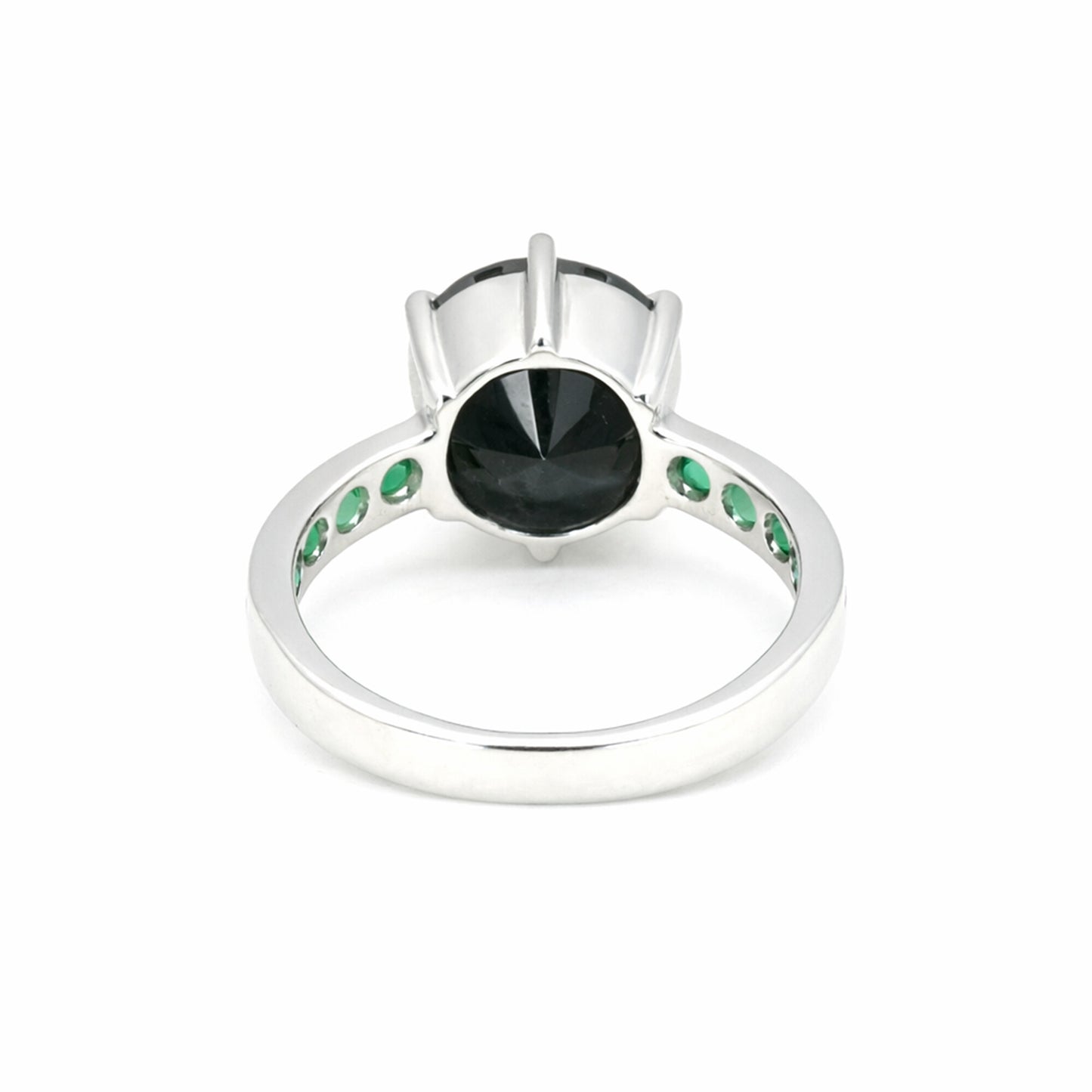 Round Cut Moissanite Ring 7.00 Ct. 925 Sterling Silver Eternity Band Gift for He