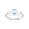 Aquamarine Gemstone Ring 7.00 Ct. Oval Cut 925 Sterling Silver Birthday Gift Her