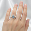 Aquamarine Gemstone Ring 7.00 Ct. Oval Cut 925 Sterling Silver Birthday Gift Her