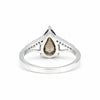 Brown Topaz Pear Cut Solitaire Ring 6.60 Ct. 925 Sterling Silver Gift for Her