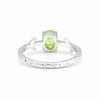 Oval Cut Amethyst Ring 3.65 Ct. 925 Sterling Silver Eternity Band Gift for Her