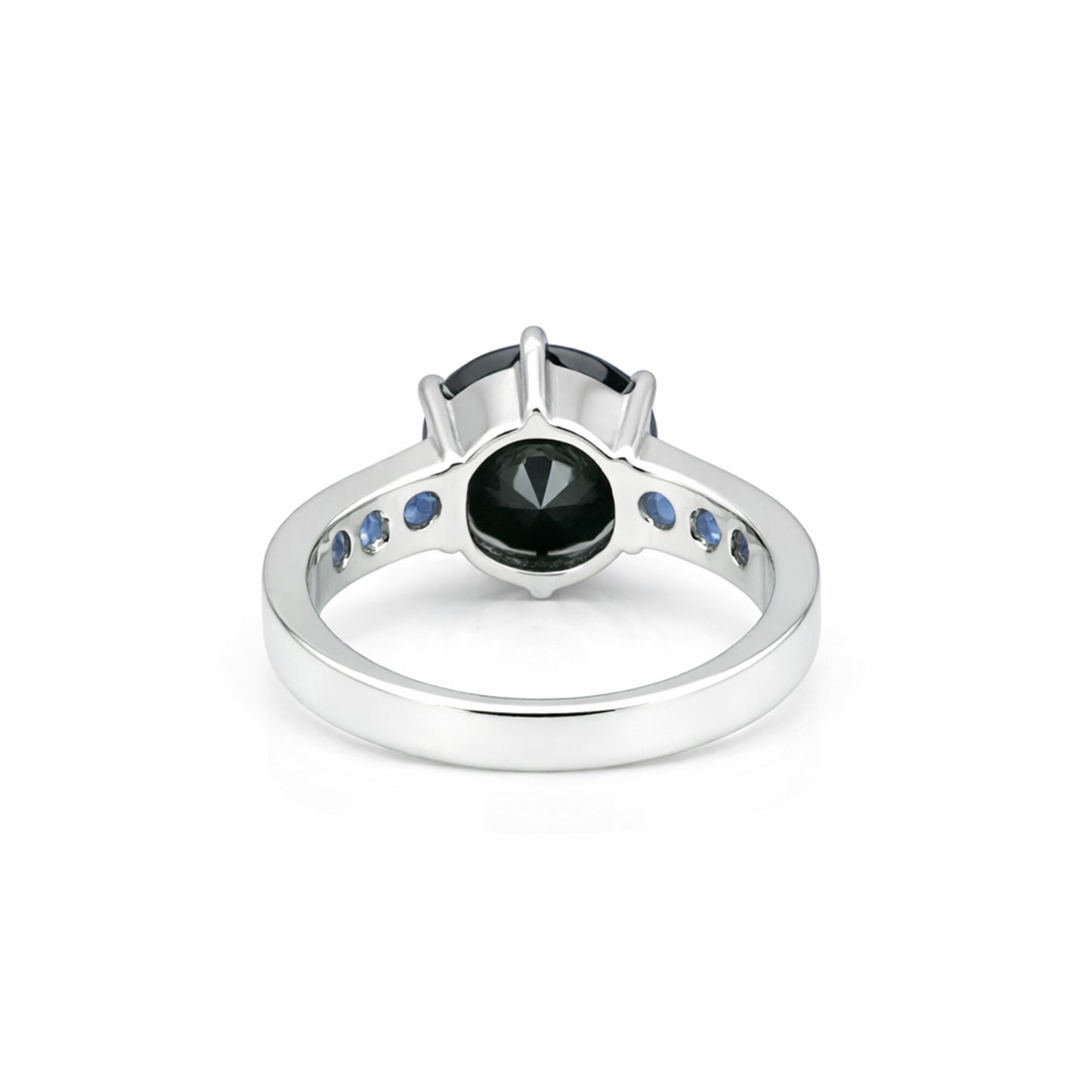 Moissanite Gemstone Ring 5.65 Ct. Round Cut 925 Sterling Silver Engagement Gift