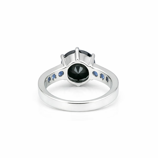 Moissanite Gemstone Ring 5.65 Ct. Round Cut 925 Sterling Silver Engagement Gift