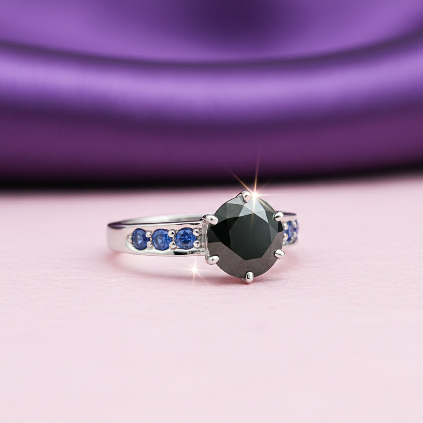 Moissanite Gemstone Ring 5.65 Ct. Round Cut 925 Sterling Silver Engagement Gift