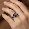 Moissanite Gemstone Ring 5.65 Ct. Round Cut 925 Sterling Silver Engagement Gift