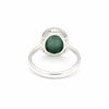 2.50 Ct. Emerald Oval Solitaire Ring 925 Sterling Silver Wedding Fine Jewelry