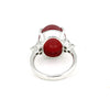 EGL Certified Ruby Oval Cut 4.55 Ct. Gemstone Ring 925 Sterling Silver Women Gif