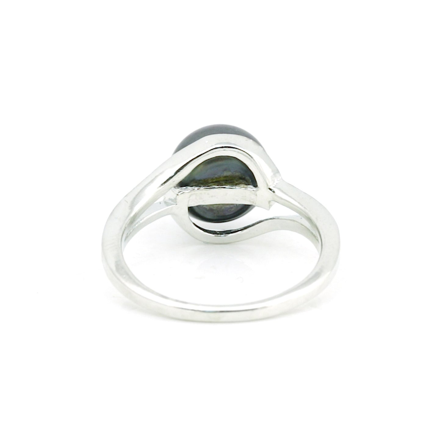 Pearl Oval Solitaire Gemstone Ring 2.65 Ct. 925 Sterling Silver Women Gift Her