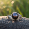 Pearl Oval Solitaire Gemstone Ring 2.65 Ct. 925 Sterling Silver Women Gift Her