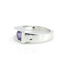 Purple Amethyst Round Cut Solitaire Ring 3.65 Ct. 925 Sterling Silver Gift for H