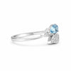 Aquamarine Pear Cut 6.50 Ct. Gemstone Ring 925 Sterling Silver Women Gift