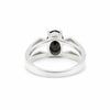 Oval Cut Topaz Ring 2.80 Ct. 925 Sterling Silver Eternity Band Gift for Her