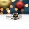 Oval Cut Topaz Ring 2.80 Ct. 925 Sterling Silver Eternity Band Gift for Her