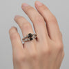 Oval Cut Topaz Ring 2.80 Ct. 925 Sterling Silver Eternity Band Gift for Her