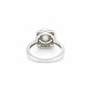 EGL Certified 3.20 Ct. Pearl Round Cut Ring 925 Sterling Silver Women Fine Jewel