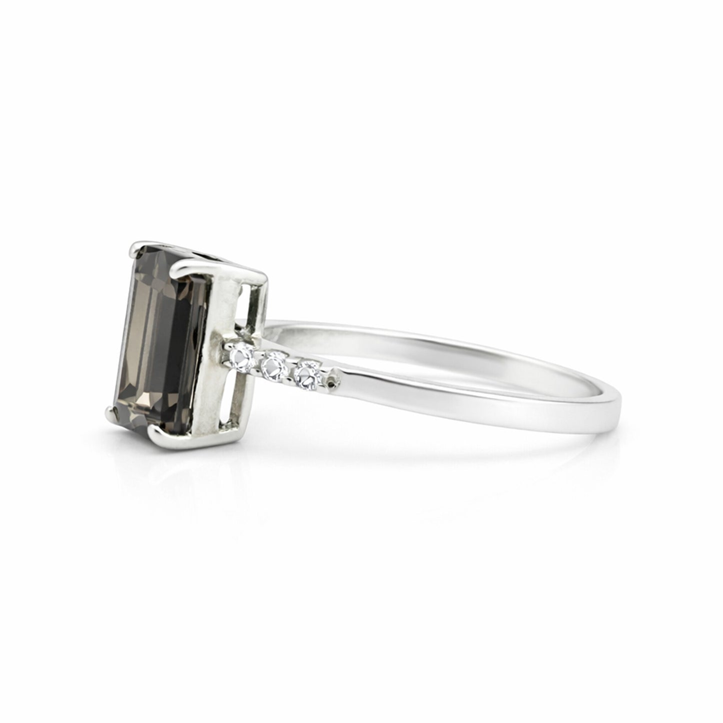 Topaz Gemstone Ring 3.46 Ct. Oval Cut 925 Sterling Silver Wedding Gift Her