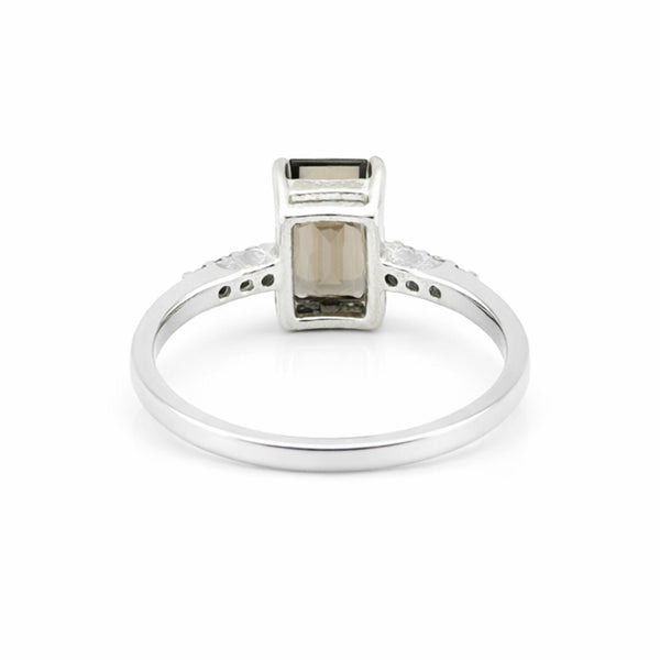 Topaz Gemstone Ring 3.46 Ct. Oval Cut 925 Sterling Silver Wedding Gift Her