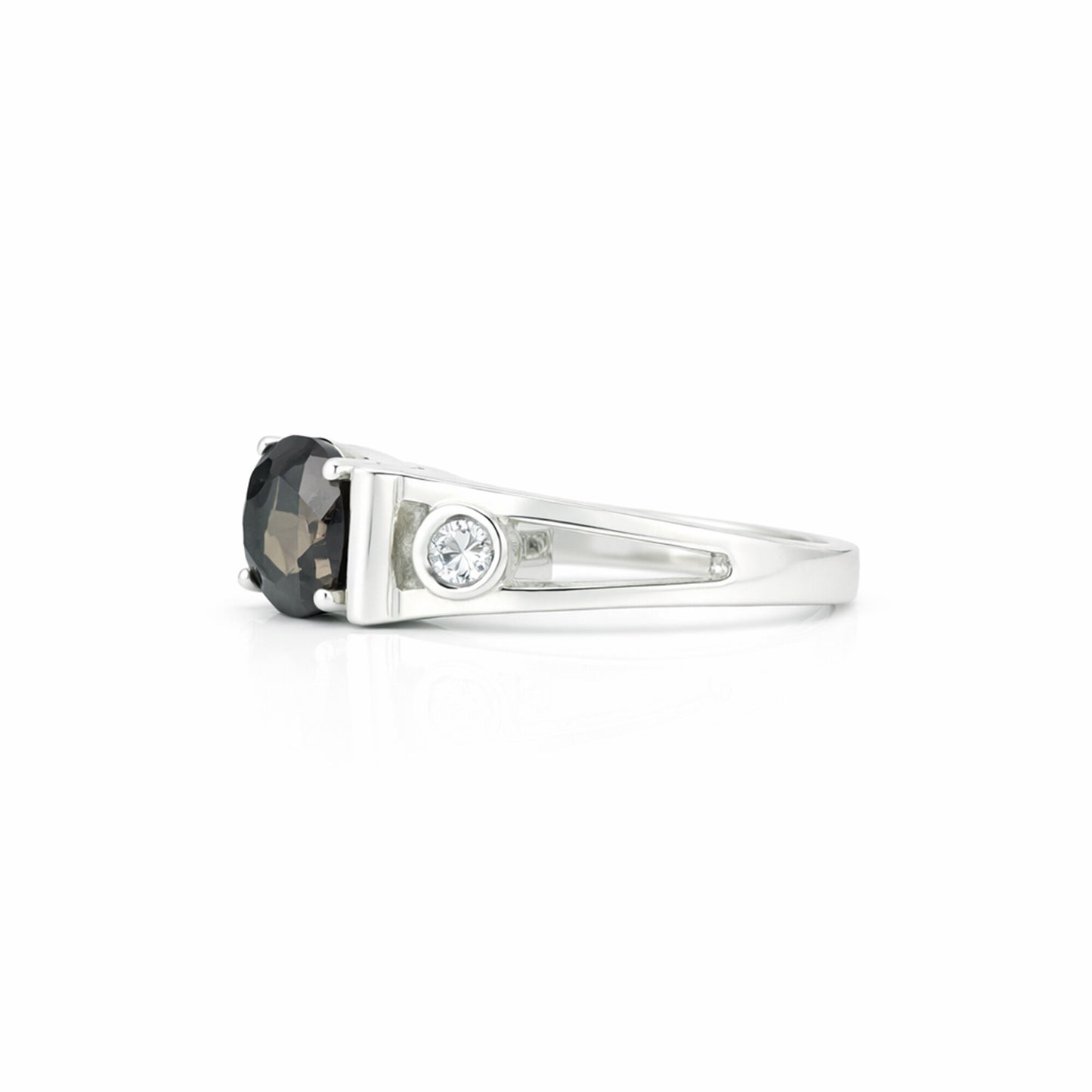Topaz Oval Solitaire Ring 3.58 Ct. 925 Sterling Silver Anniversary Fine Jewelry
