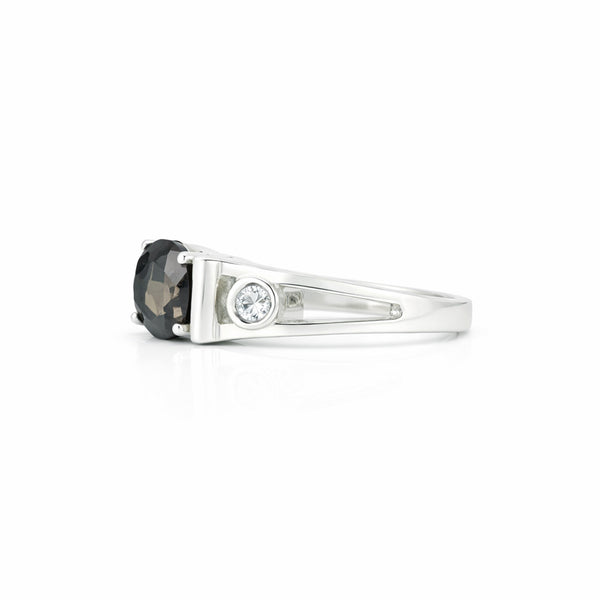 Topaz Oval Solitaire Ring 3.58 Ct. 925 Sterling Silver Anniversary Fine Jewelry