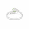 5.50 Ct. Green Amethyst Ring Round Cut 925 Sterling Silver Eternity Band Fine Gi