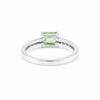 Amethyst Emerald Solitaire Gemstone Ring 3.30 Ct. 925 Sterling Silver Women Gift