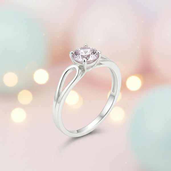 Moissanite Round Cut 5.50 Ct. Gemstone Ring 925 Sterling Silver Women Gift
