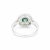Blue Moissanite Solitaire Ring 6.50 Ct. Round Cut 925 Sterling Silver Stackable