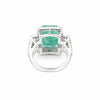 Emerald Gemstone Ring 1.85 Ct. Emerald Cut 925 Sterling Silver Mother's Day Gift