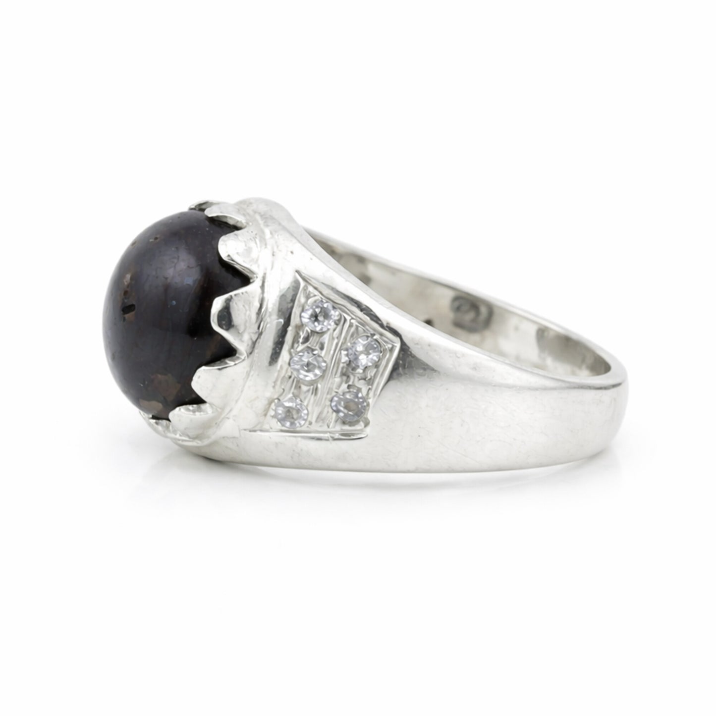 Pearl Round Solitaire Ring 1.20 Ct. 925 Sterling Silver Anniversary Fine Jewelry