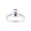 Amethyst Oval Cut 3.65 Ct. Gemstone Ring 925 Sterling Silver Women Gift