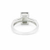 Brown Topaz Emerald Ring 1.24 Ct. 925 Sterling Silver Stackable Eternity Band Gi