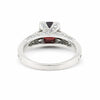 Garnet Oval Solitaire Ring 1.25 Ct. 925 Sterling Silver Birthday Fine Jewelry Gi