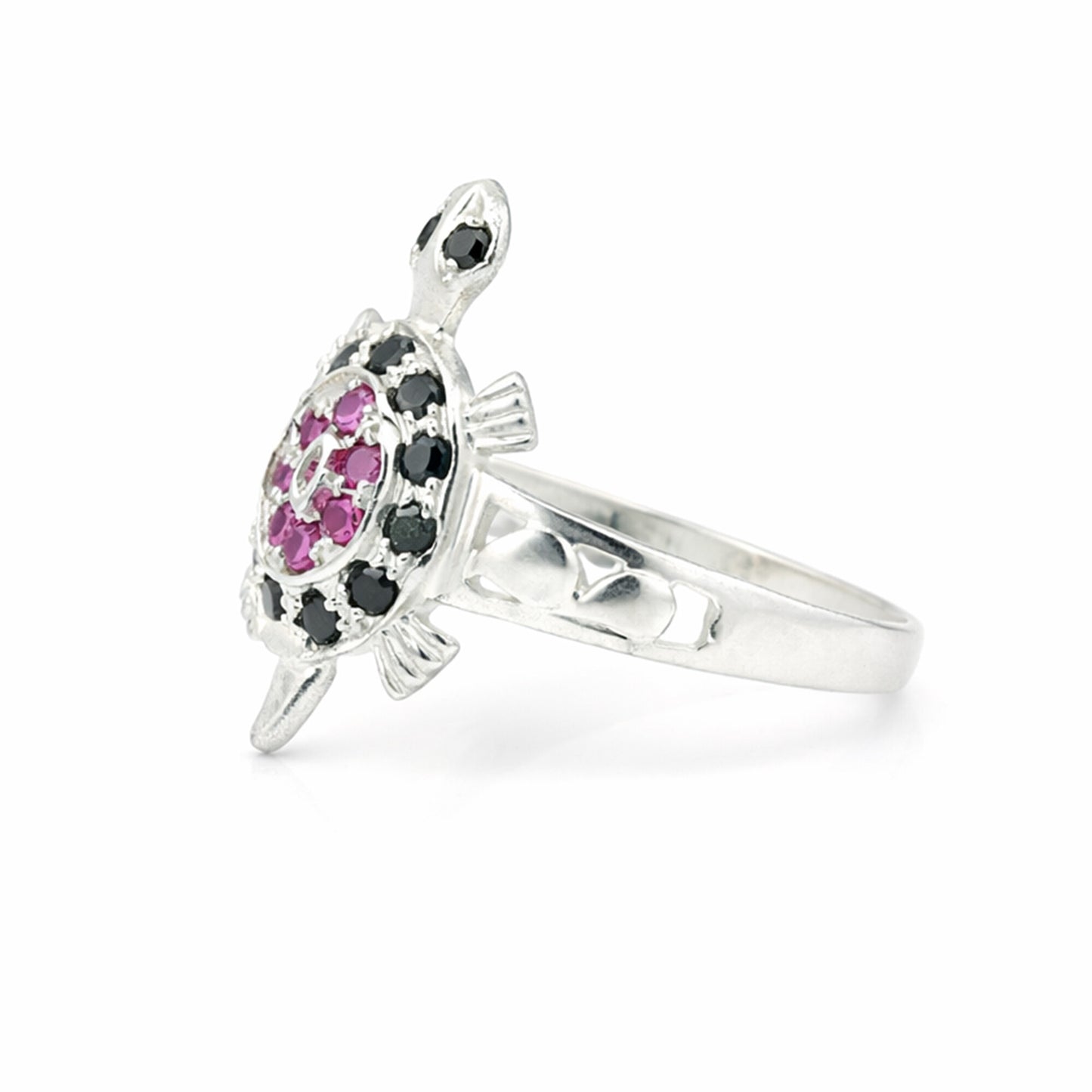 Pink Ruby Round Cut Solitaire Ring 2.28 Ct. 925 Sterling Silver Gift for Her