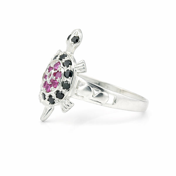 Pink Ruby Round Cut Solitaire Ring 2.28 Ct. 925 Sterling Silver Gift for Her