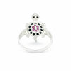 Pink Ruby Round Cut Solitaire Ring 2.28 Ct. 925 Sterling Silver Gift for Her