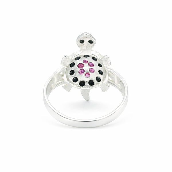 Pink Ruby Round Cut Solitaire Ring 2.28 Ct. 925 Sterling Silver Gift for Her