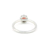 Jewelry Round Cut Red Garnet Ring in 925 Sterling Silver for Her Statement Piece