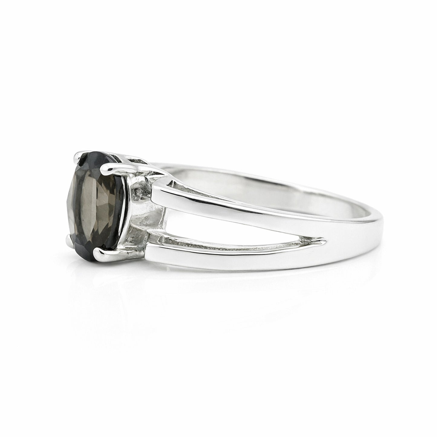 Brown Topaz 4.50 Ct Oval Cut Ring in 925 Sterling Silver Gift for Her Boho Style