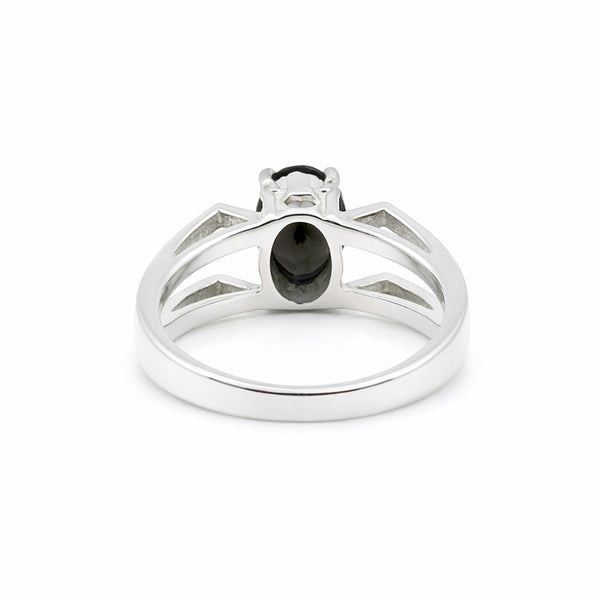 Brown Topaz 4.50 Ct Oval Cut Ring in 925 Sterling Silver Gift for Her Boho Style