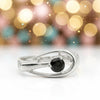 Certified Round Brown Topaz Ring in 925 Sterling Silver for Women Cocktail Style