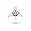 Round Cut Ruby Ring in 925 Sterling Silver 5.00 Ct Pink for Anniversary