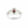 Red Garnet 6.00 Ct Ring in 925 Sterling Silver Jewelry for Engagement Boho Style