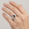 Red Garnet 6.00 Ct Ring in 925 Sterling Silver Jewelry for Engagement Boho Style