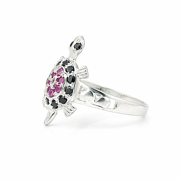 Round Cut Pink Ruby 8.00 Ct Ring in 925 Sterling Silver for Women Luxury Style
