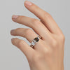 Certified Brown Topaz 4.70 Ct Round Cut Ring 925 Sterling Silver for Wedding
