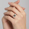 Certified Round Cut Brown Topaz 7.00 Ct Ring in 925 Sterling Silver for Women