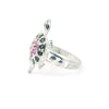 Round Cut Ruby Ring in 925 Sterling Silver 2.00 Ct Pink for Engagement