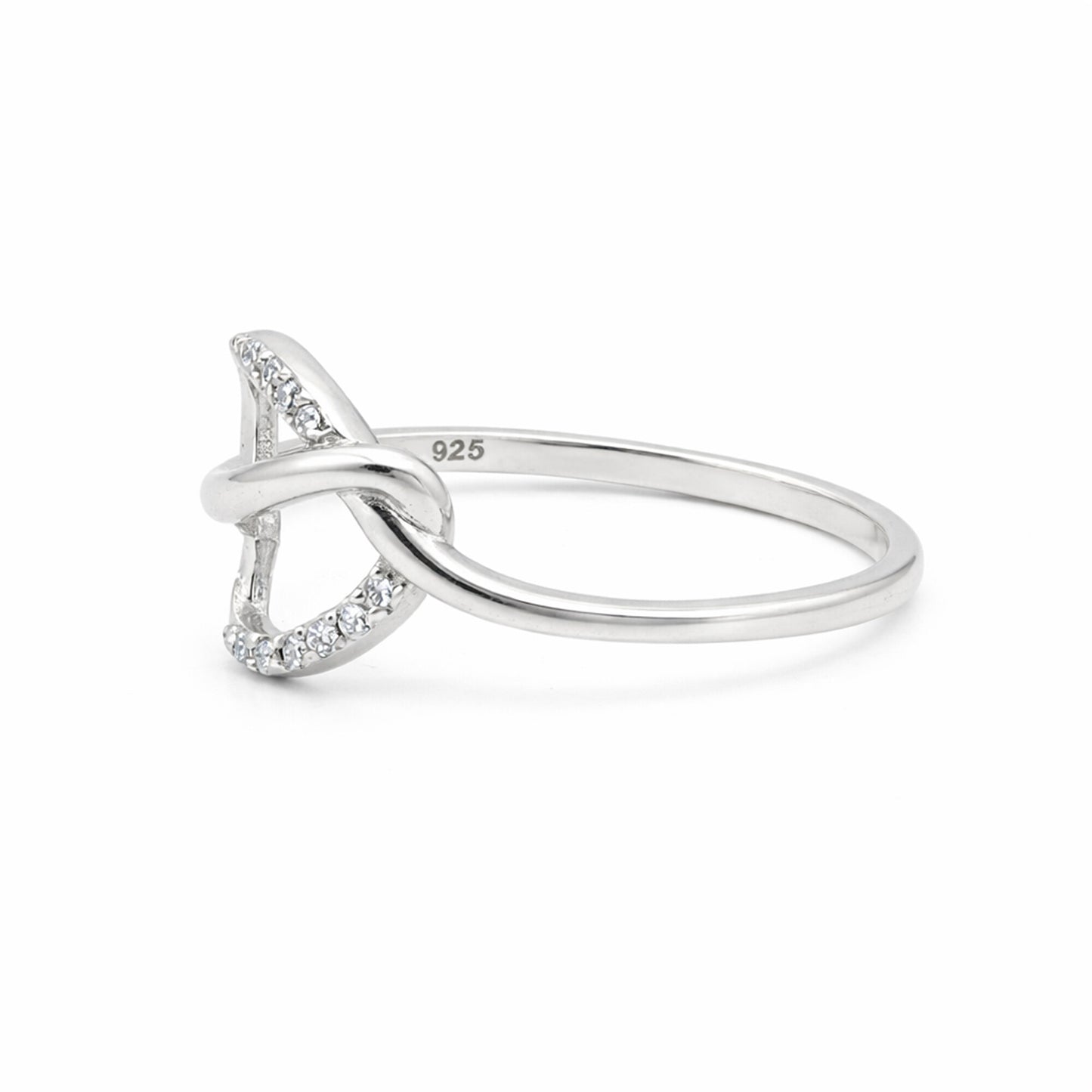 Everyday Wear Black Moissanite Round Ring in 925 Sterling Silver for Anniversary